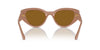 Vogue Eyewear VO5566S Full Beige/Dark Brown Polarised #colour_full-beige-dark-brown-polarised
