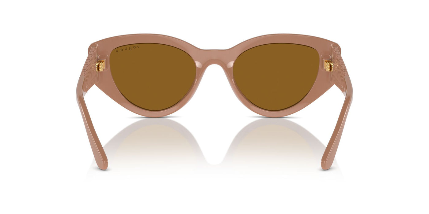 Vogue Eyewear VO5566S Full Beige/Dark Brown Polarised #colour_full-beige-dark-brown-polarised