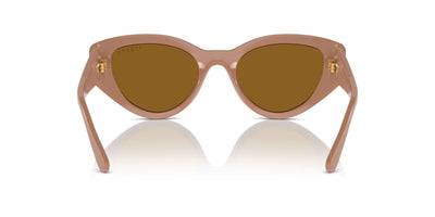 Vogue Eyewear VO5566S Full Beige/Dark Brown Polarised #colour_full-beige-dark-brown-polarised