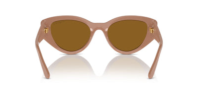 Vogue Eyewear VO5566S Full Beige/Dark Brown Polarised #colour_full-beige-dark-brown-polarised