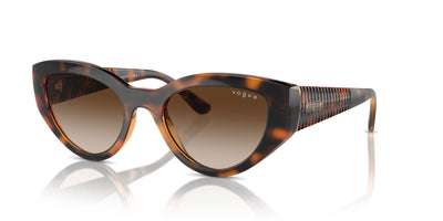 Vogue Eyewear VO5566S Dark Havana/Brown Gradient #colour_dark-havana-brown-gradient