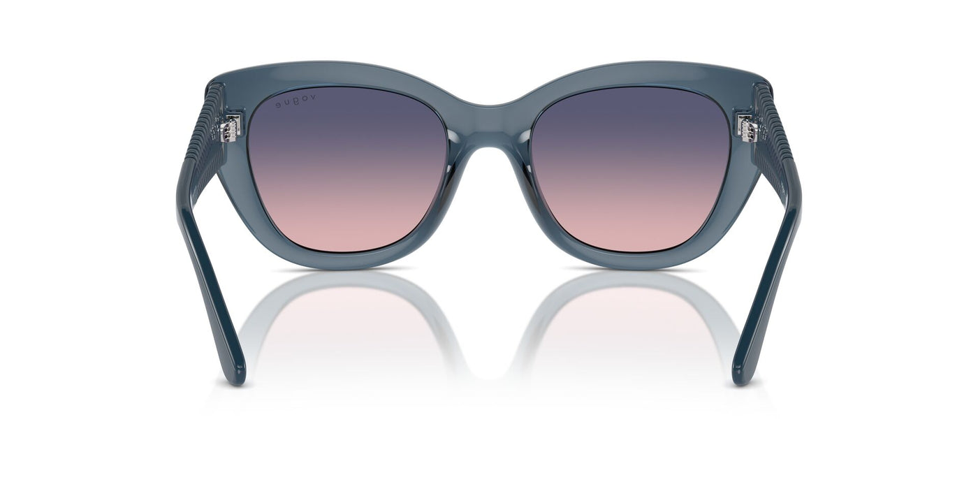Vogue Eyewear VO5567S Transparent Blue/Pink Blue Gradient #colour_transparent-blue-pink-blue-gradient