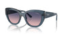 Vogue Eyewear VO5567S Transparent Blue/Pink Blue Gradient #colour_transparent-blue-pink-blue-gradient