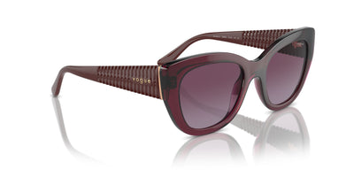 Vogue Eyewear VO5567S Transparent Cherry/Violet Gradient #colour_transparent-cherry-violet-gradient