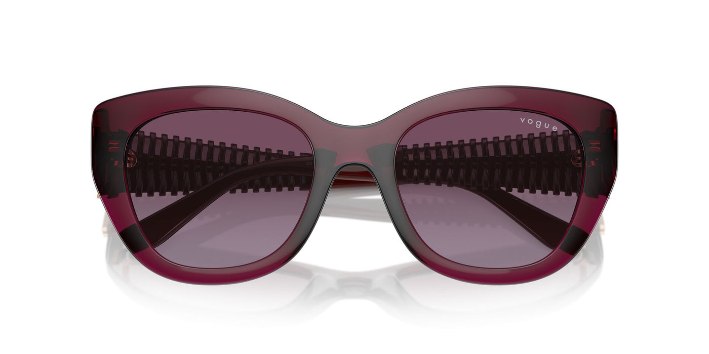 Vogue Eyewear VO5567S Transparent Cherry/Violet Gradient #colour_transparent-cherry-violet-gradient