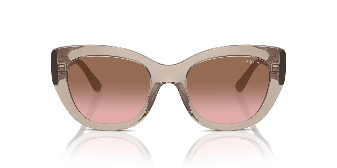Vogue Eyewear VO5567S Transparent Caramel/Pink Brown Gradient #colour_transparent-caramel-pink-brown-gradient