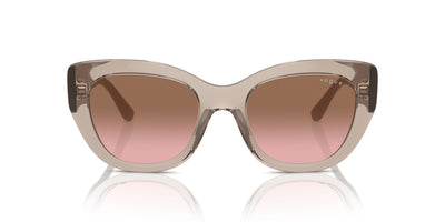 Vogue Eyewear VO5567S Transparent Caramel/Pink Brown Gradient #colour_transparent-caramel-pink-brown-gradient