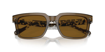 Vogue Eyewear VO5573S Transparent Olive Green/Dark Brown Polarised #colour_transparent-olive-green-dark-brown-polarised