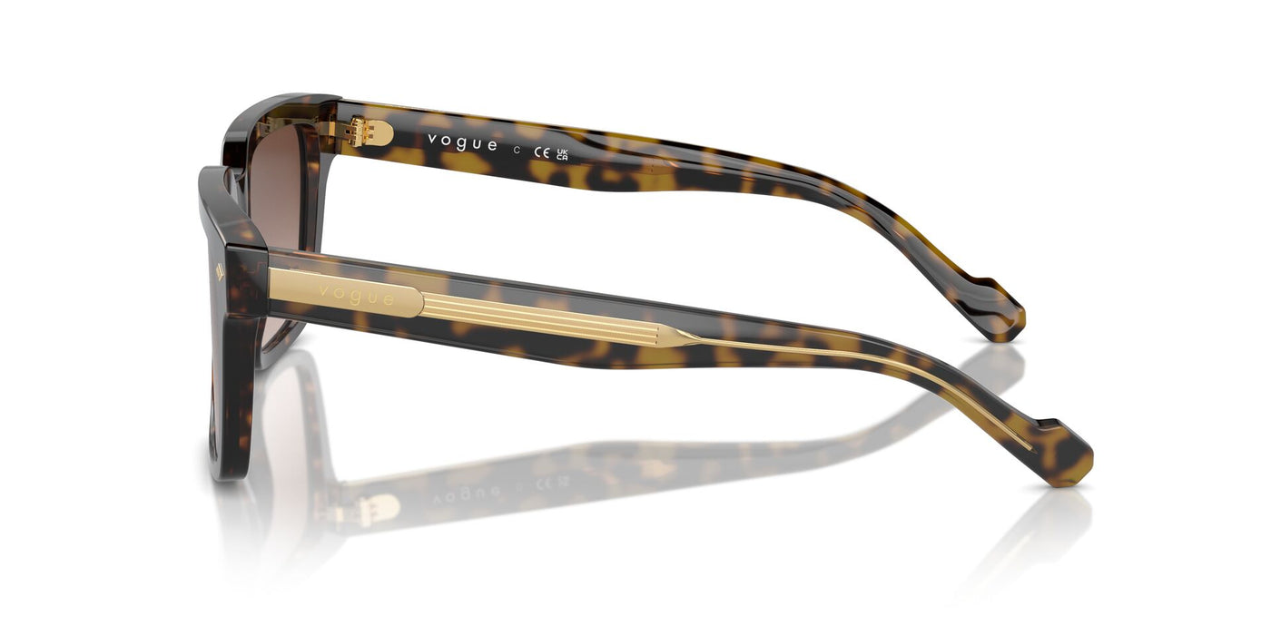 Vogue Eyewear VO5573S Dark Havana/Brown Gradient #colour_dark-havana-brown-gradient