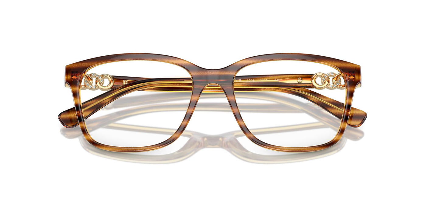 Vogue Eyewear VO5574B Striped Dark Havana #colour_striped-dark-havana