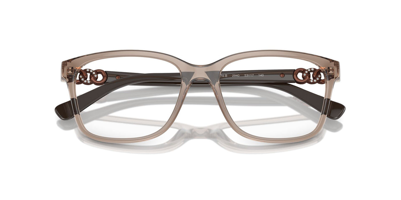 Vogue Eyewear VO5574B Transparent Brown #colour_transparent-brown