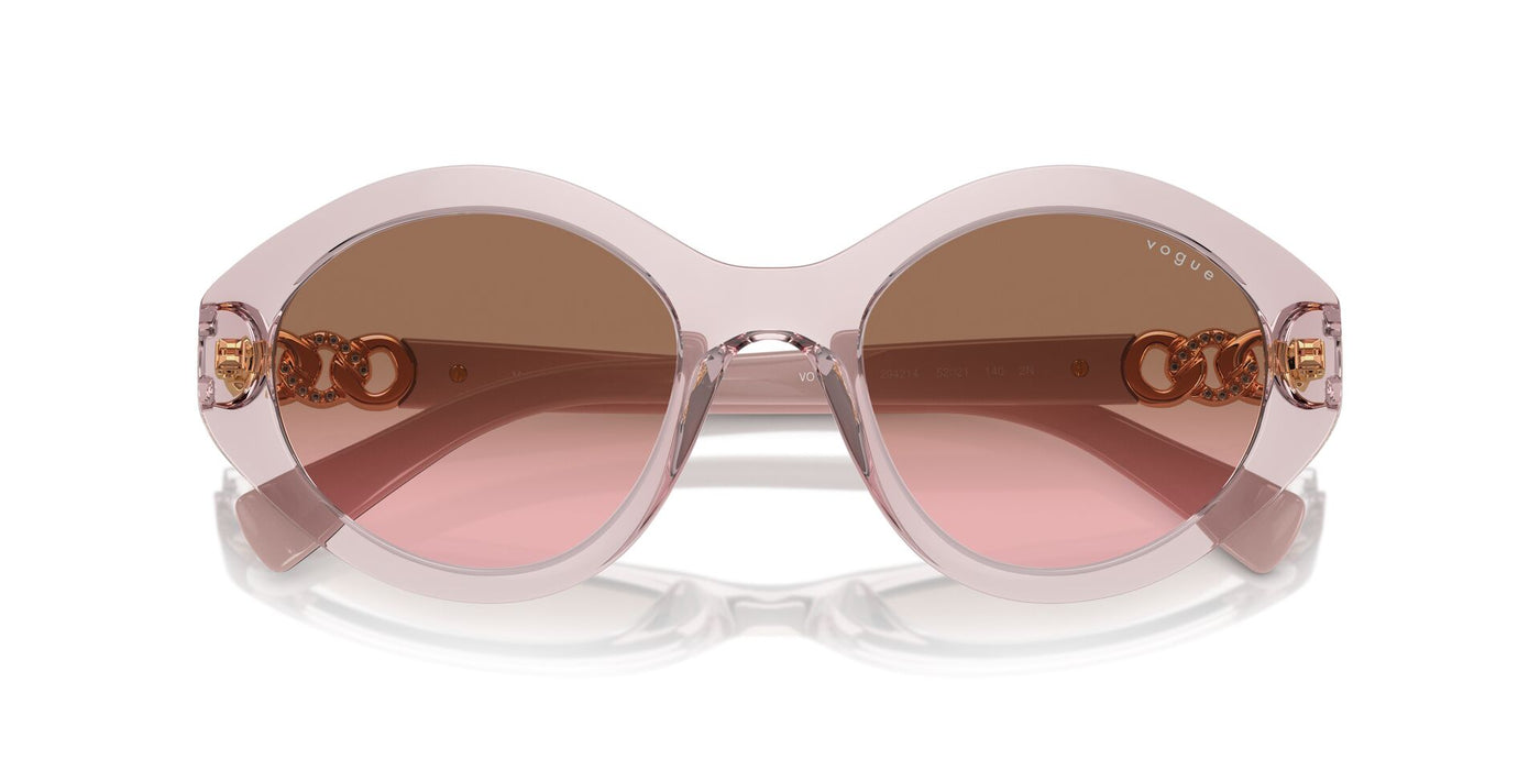 Vogue Eyewear VO5576SB Transparent Pink/Pink Brown Gradient #colour_transparent-pink-pink-brown-gradient