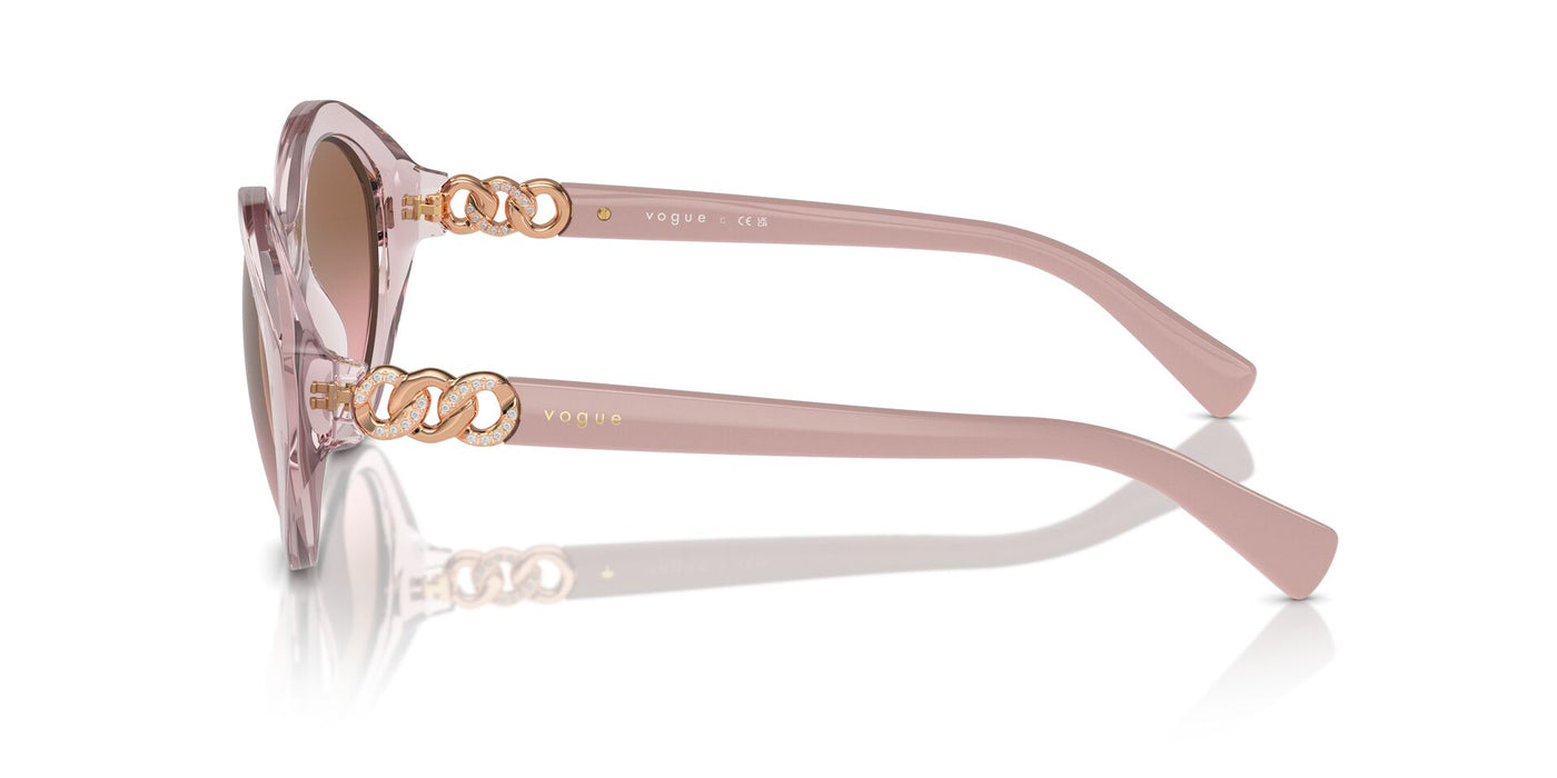 Vogue Eyewear VO5576SB Transparent Pink/Pink Brown Gradient #colour_transparent-pink-pink-brown-gradient