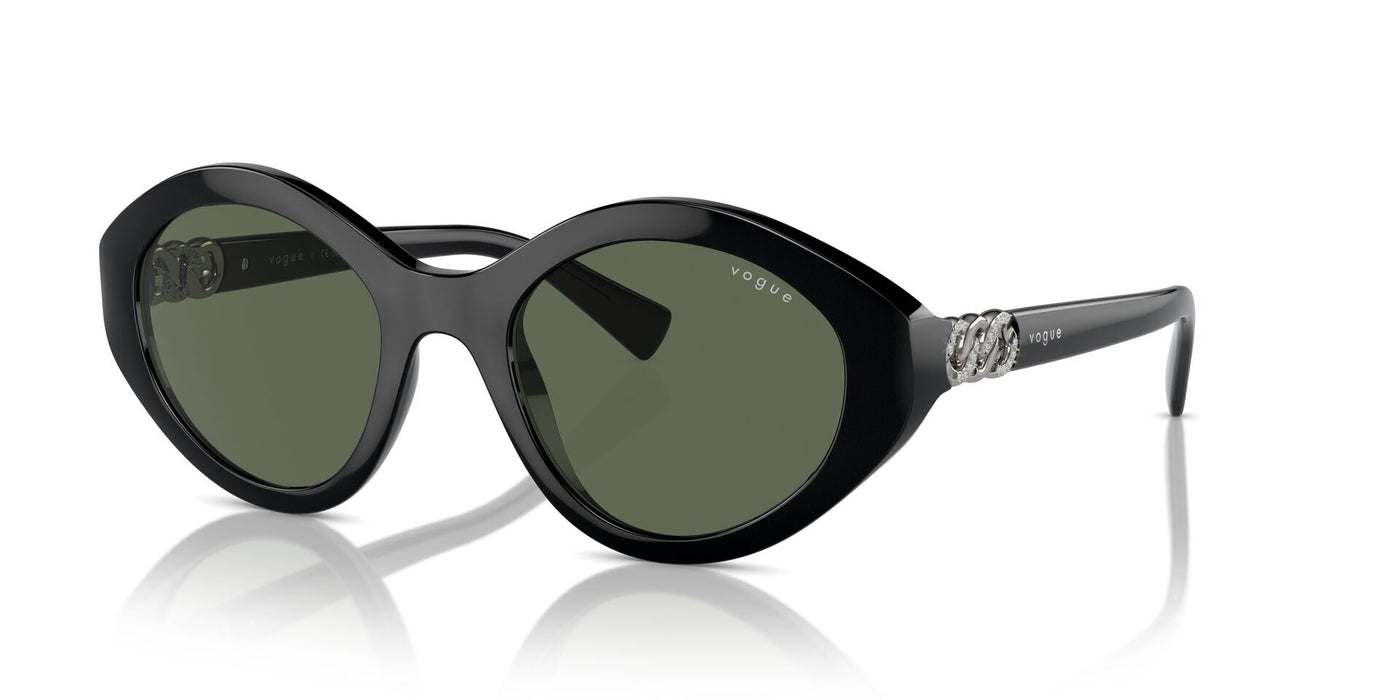 Vogue Eyewear VO5576SB Black/Dark Green #colour_black-dark-green