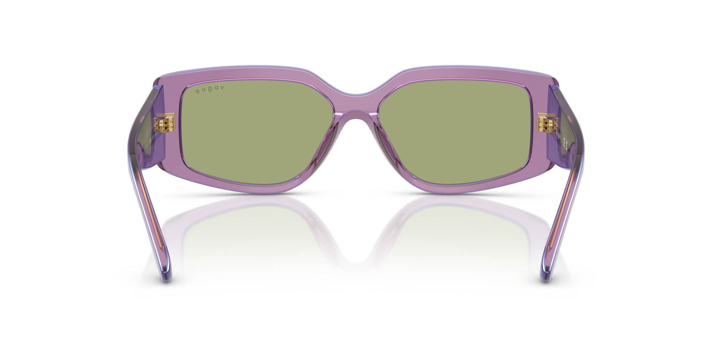 Vogue Eyewear VO5642SU Transparent Pearl Purple/Green #colour_transparent-pearl-purple-green