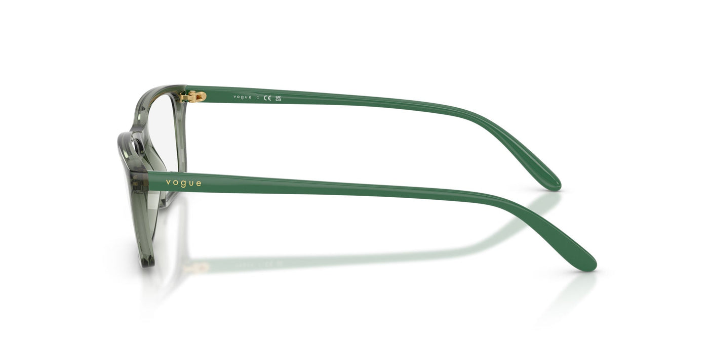 Vogue Eyewear VO5667 Transparent Mallard Green #colour_transparent-mallard-green