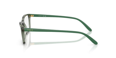 Vogue Eyewear VO5667 Transparent Mallard Green #colour_transparent-mallard-green