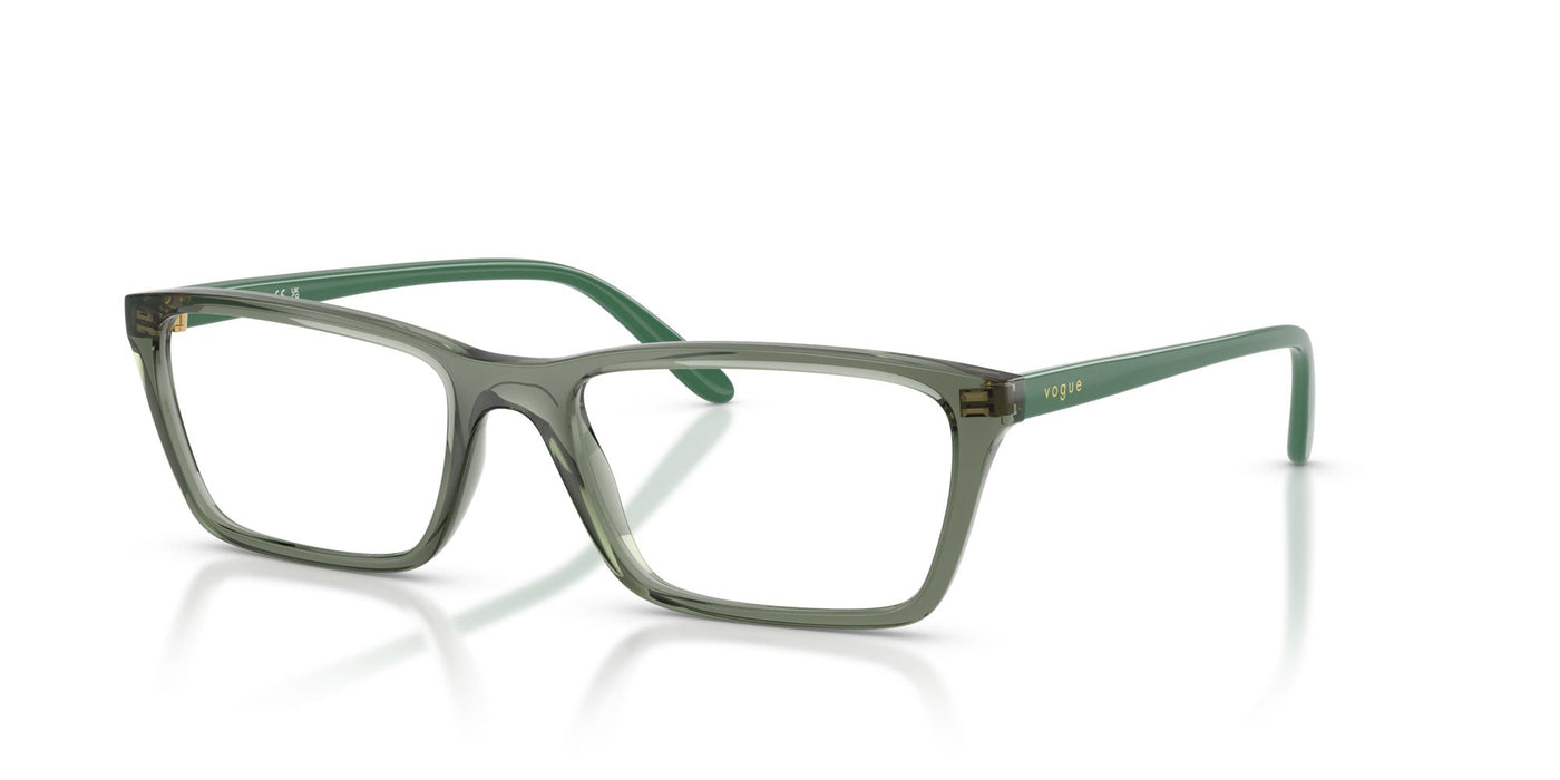 Vogue Eyewear VO5667 Transparent Mallard Green #colour_transparent-mallard-green
