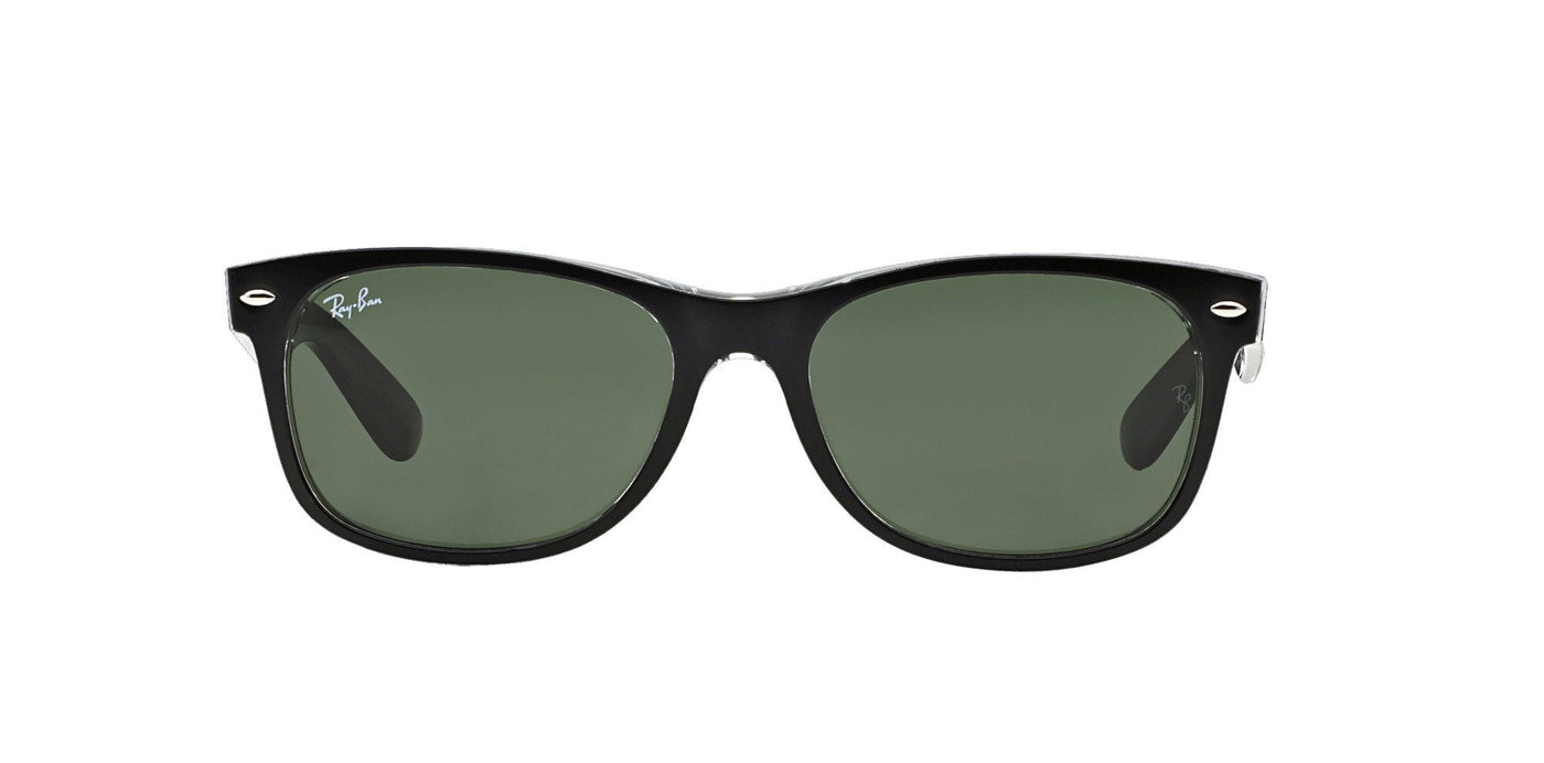 Ray-Ban New Wayfarer RB2132 Black/Green 2 #colour_black-green-2