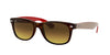 Ray-Ban New Wayfarer RB2132 Dark Tortoise/Brown Gradient #colour_dark-tortoise-brown-gradient