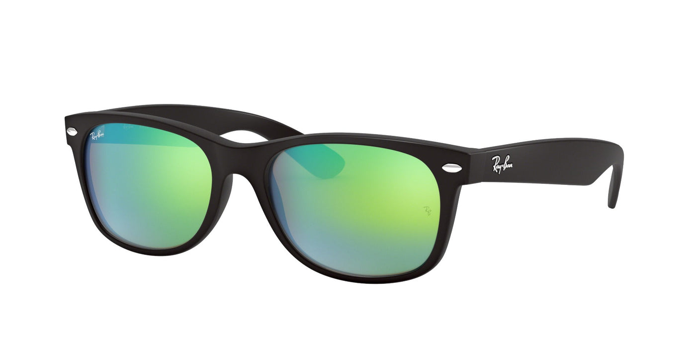 Ray-Ban New Wayfarer RB2132 Black-Green-Mirror #colour_black-green-mirror