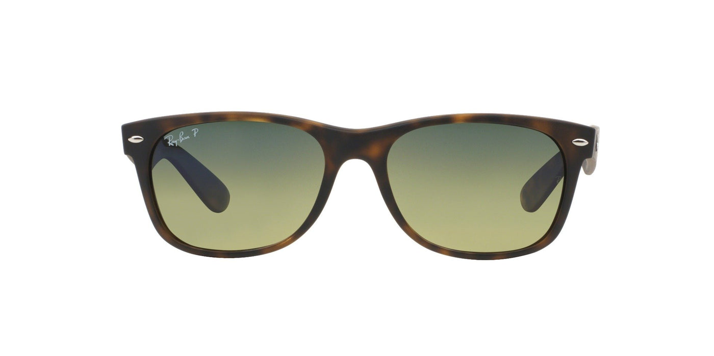 Ray-Ban New Wayfarer RB2132 Dark Tortoise/Green 1 #colour_dark-tortoise-green-1