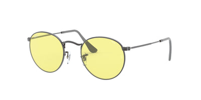 Ray-Ban Round Metal RB3447 Gunmetal-Yellow-Photochromic #colour_gunmetal-yellow-photochromic