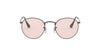 Ray-Ban Round Metal RB3447 Gunmetal/Pink Photochromic #colour_gunmetal-pink-photochromic