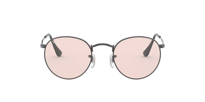 Ray-Ban Round Metal RB3447 Gunmetal/Pink Photochromic #colour_gunmetal-pink-photochromic