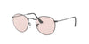 Ray-Ban Round Metal RB3447 Gunmetal/Pink Photochromic #colour_gunmetal-pink-photochromic