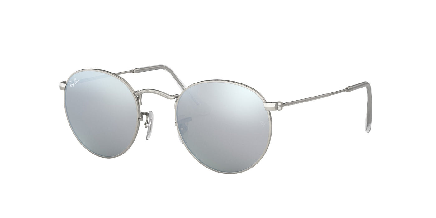 Ray-Ban Round Metal RB3447 Silver-Silver #colour_silver-silver