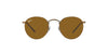 Ray-Ban Round Metal RB3447 Gold-Brown #colour_gold-brown