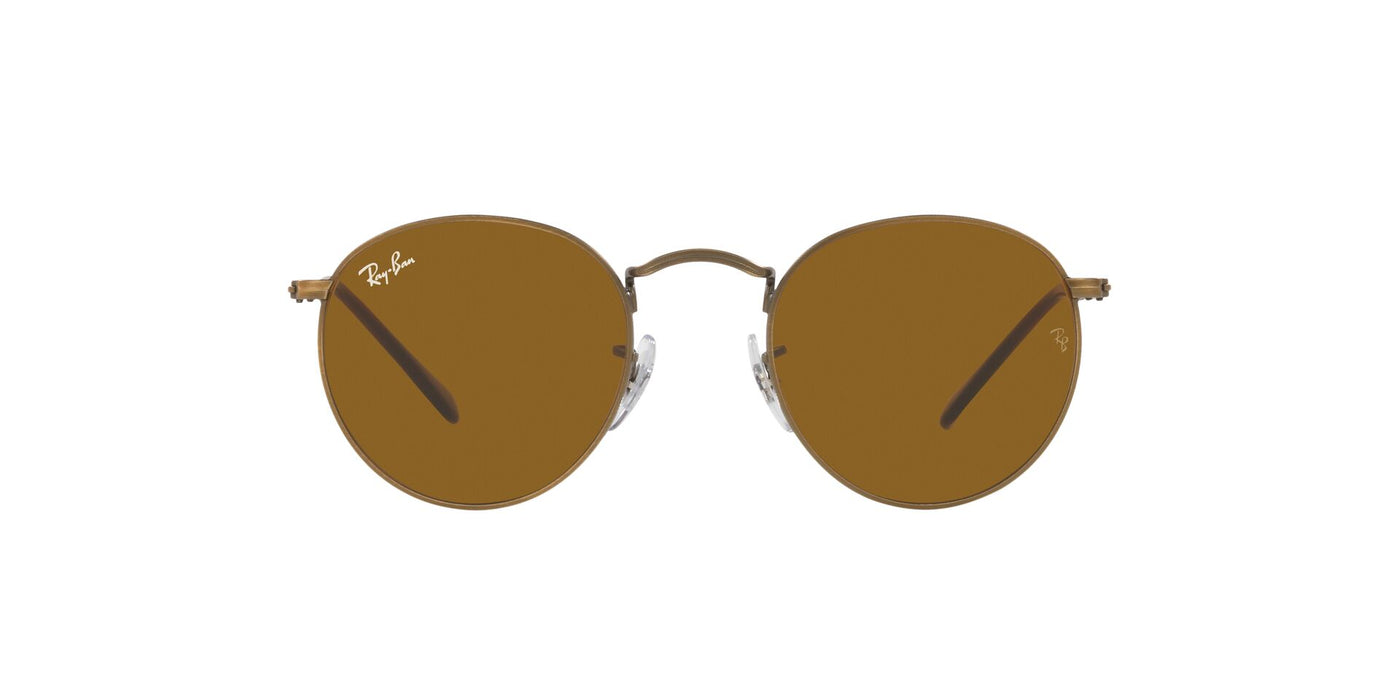 Ray-Ban Round Metal RB3447 Gold-Brown #colour_gold-brown