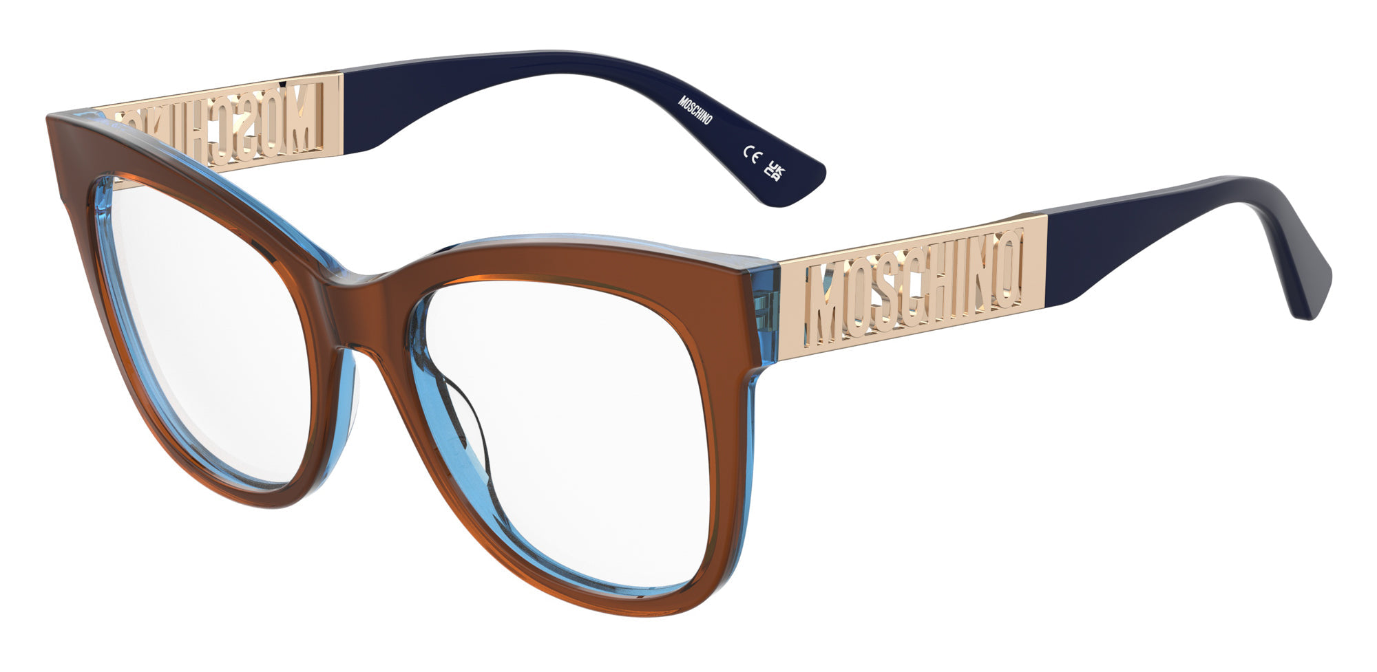 Moschino キャットアイフレムメカネ MOS557 3VJ Moschino MOS557 Tortoise Eyeglasses | Includes FREE Rx Lenses