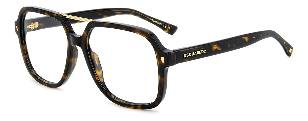 Dsquared2 キャットアイフレムメカネ D20043 SZJ Dsquared2 D2 0088/S BLACK GOLD/GREY SHADED 60/14/145 men