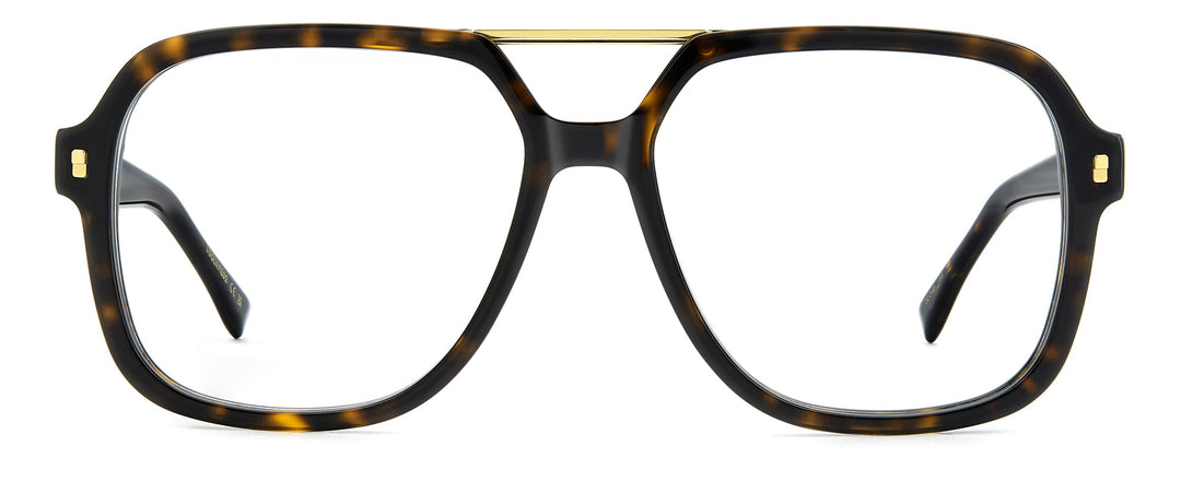 DSQUARED2 D2 0145 Square Glasses | Fashion Eyewear US display picture 2