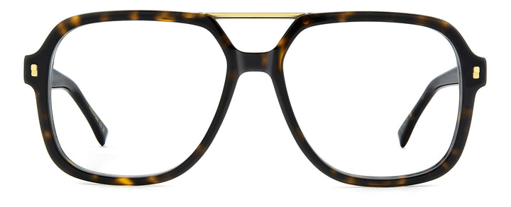 Dsquared2 長方形フレムメカネ D20044 573 Dsquared2 D2 0088/S BLACK GOLD/GREY SHADED 60/14/145 men