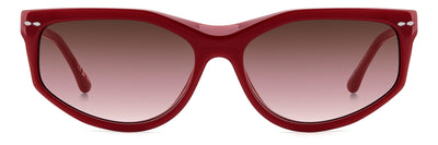Isabel Marant IM 0194/S Burgundy/Burgundy Shaded Pink Gradient #colour_burgundy-burgundy-shaded-pink-gradient