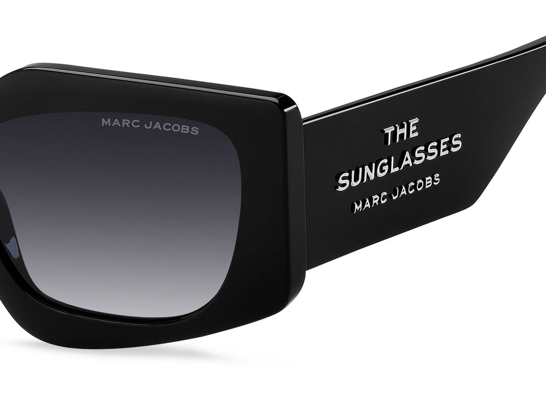Marc Jacobs MARC 774/S Bold Black Sunglasses Gradient Gray Lenses 53-21-145 NWT Marc Jacobs MARC 774/S Rectangle Sunglasses | EyeOns.com main image 3