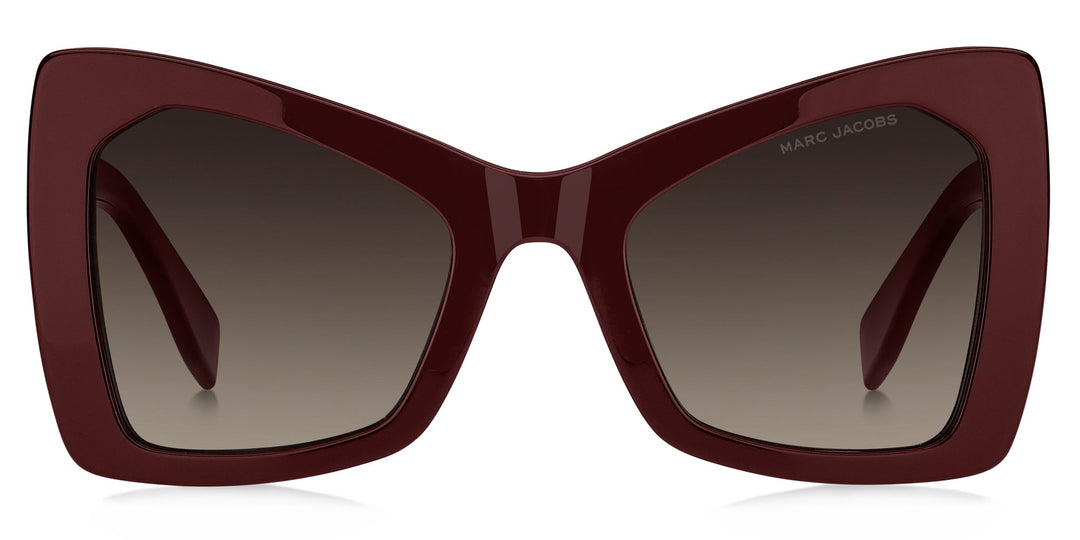 New Marc Jacobs MARC761/S 0LHFHA Women Burgundy Square Sunglasses with Gold Logo Marc Jacobs MARC 761/S - LHF HA Burgundy | Sunglasses Woman main image 2