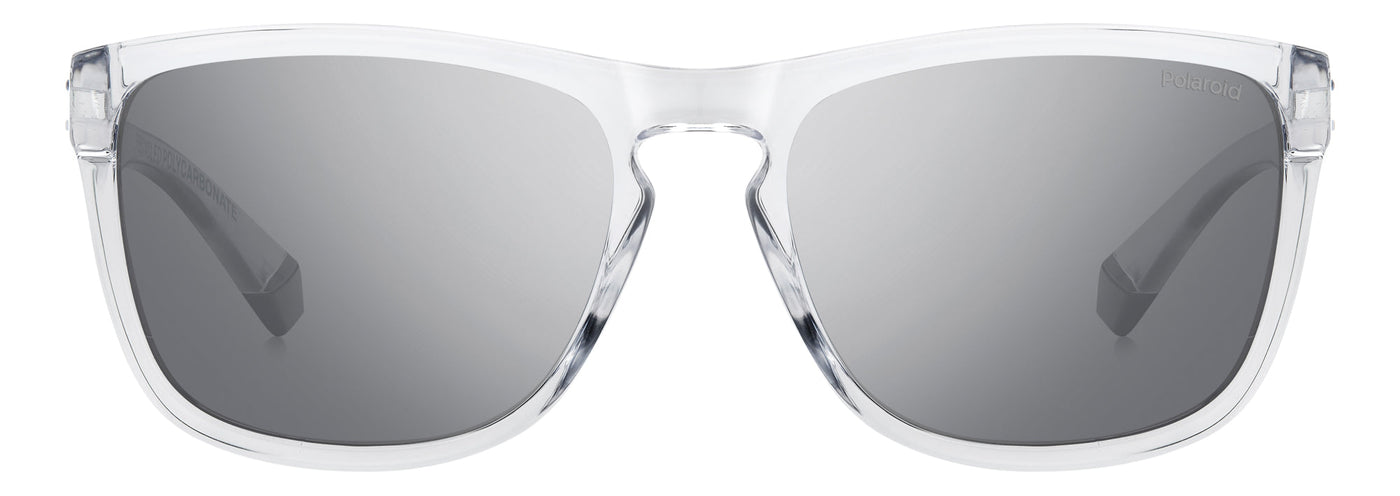 Polaroid PLD 2161/S Crystal/Grey Silver Polarised Mirror #colour_crystal-grey-silver-polarised-mirror
