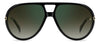 David Beckham DB99/Voyager Black/Green shaded Green Gradient Mirror #colour_black-green-shaded-green-gradient-mirror