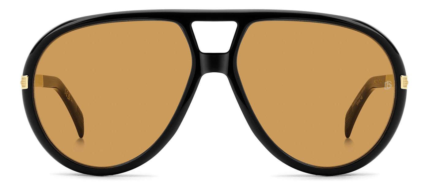 David Beckham DB99/Voyager Black/Orange Hight Contrast #colour_black-orange-hight-contrast