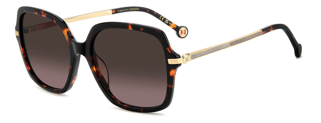 Carolina Herrera Black and Gold Gradient Lens Women\'s Sunglasses Amazon.com: Carolina Herrera HER 0111/S Gold Black/Dark Grey  main image 4