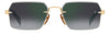 David Beckham DB7109/S Gold/Grey Shaded Green Gradient Mirror #colour_gold-grey-shaded-green-gradient-mirror