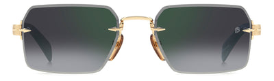 David Beckham DB7109/S Gold/Grey Shaded Green Gradient Mirror #colour_gold-grey-shaded-green-gradient-mirror