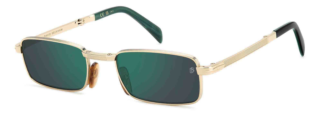 David Beckham DB99/ORIGAMI Gold-Green/Green Mirror #colour_gold-green-green-mirror