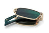 David Beckham DB99/ORIGAMI Gold-Green/Green Mirror #colour_gold-green-green-mirror