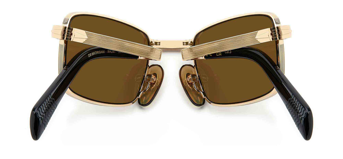 David Beckham DB99/ORIGAMI Gold-Black/Green Mirror #colour_gold-black-green-mirror