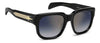 David Beckham DB7146/S Black/Blue-Gold Gradient Mirror #colour_black-blue-gold-gradient-mirror